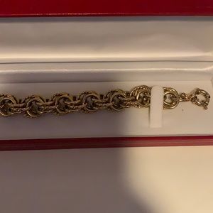Big bulky gold bracelet